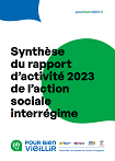 Synthèse du rapport d'activité 2023 de l'action sociale interrégime