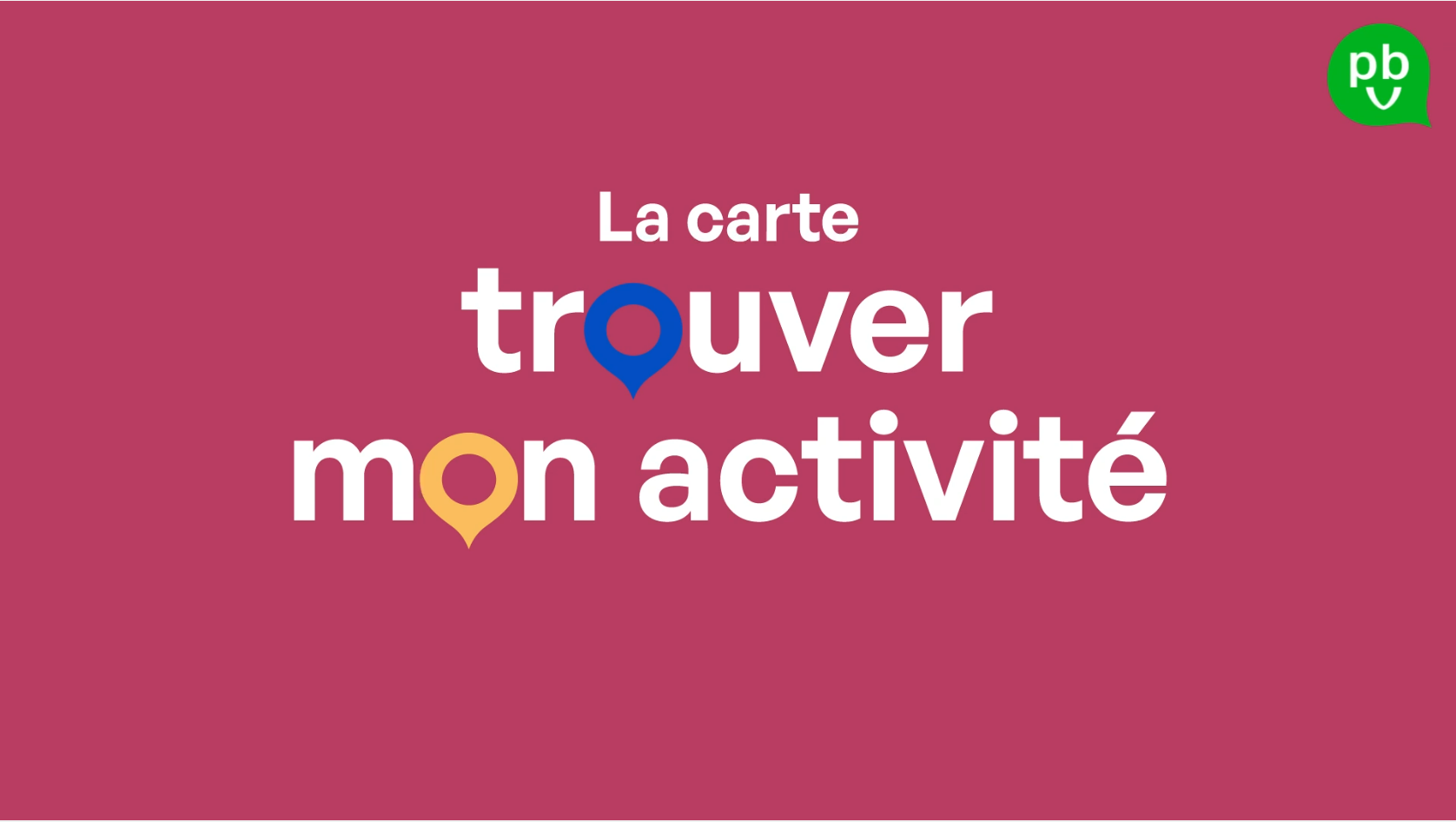 Une vidéo pour accompagner les professionnels à l’utilisation de la carte « Trouver mon activité »